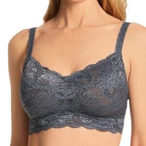 Cosabella Never Say Never Ultra Curvy Sweetie Bralette Anthracite Dark Gray M